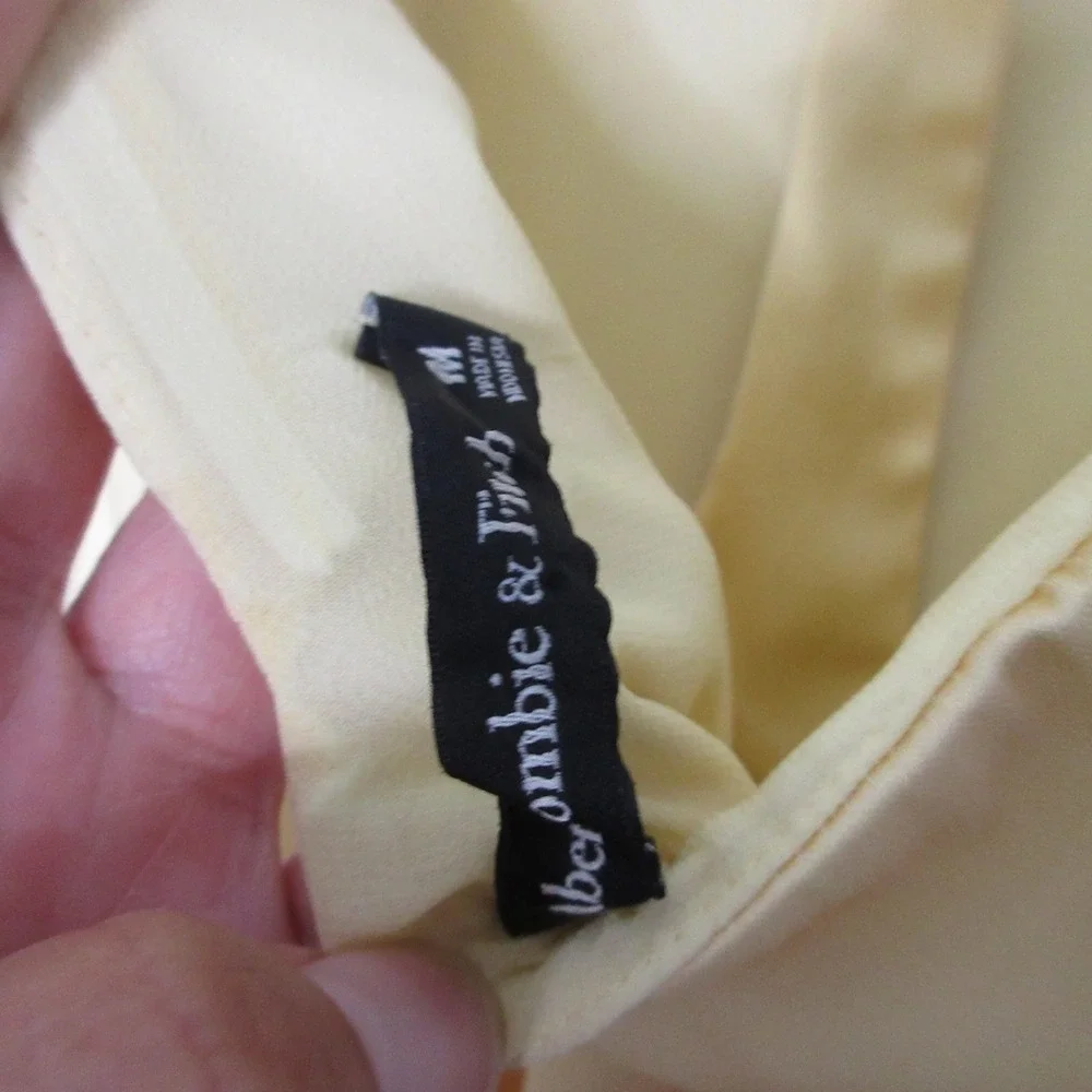 Abercrombie & Fitch Julia Slip Halter Maxi Dress Y2K Beach Romantic Festival